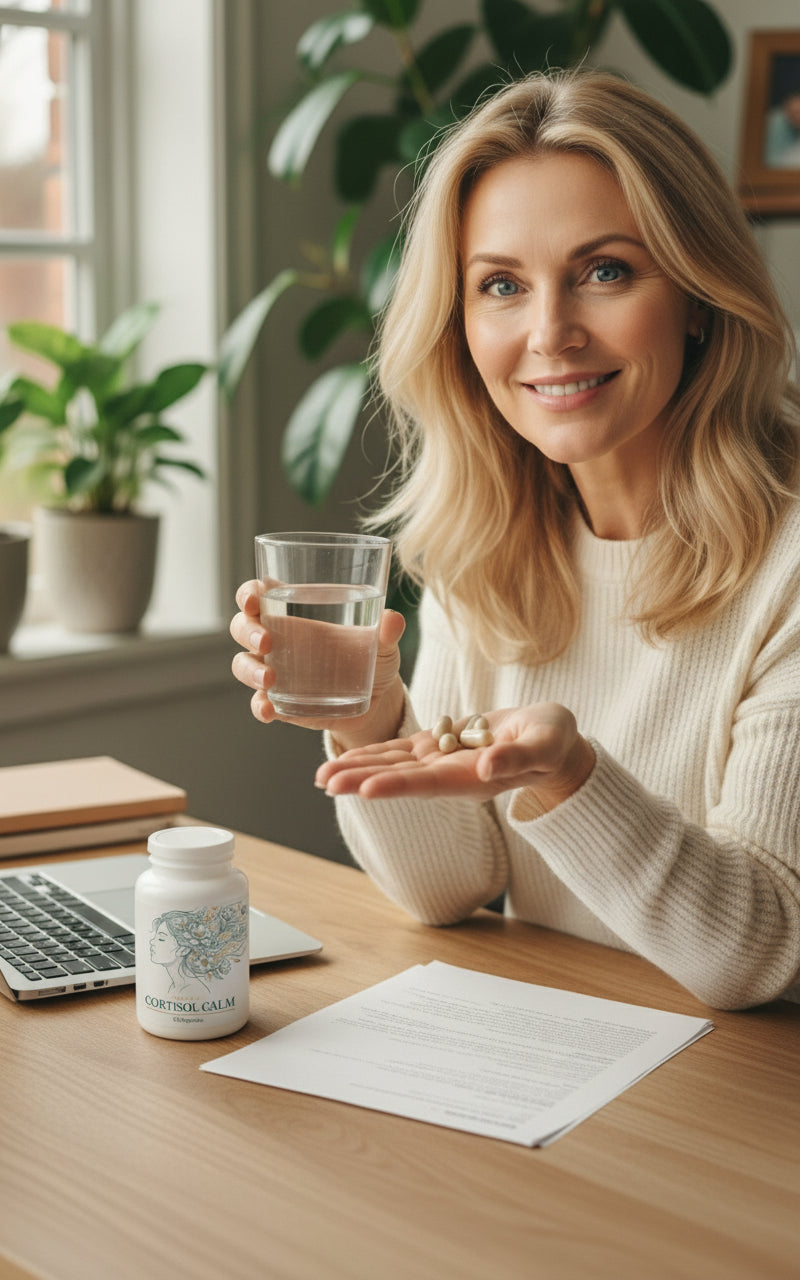 Customer with Cortisol Calm